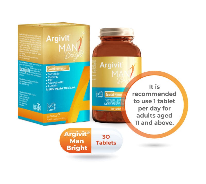 argivit Food Supplement No color / Tablets ARGİVİT MAN BRİGHT GOLD KOMPLEKS