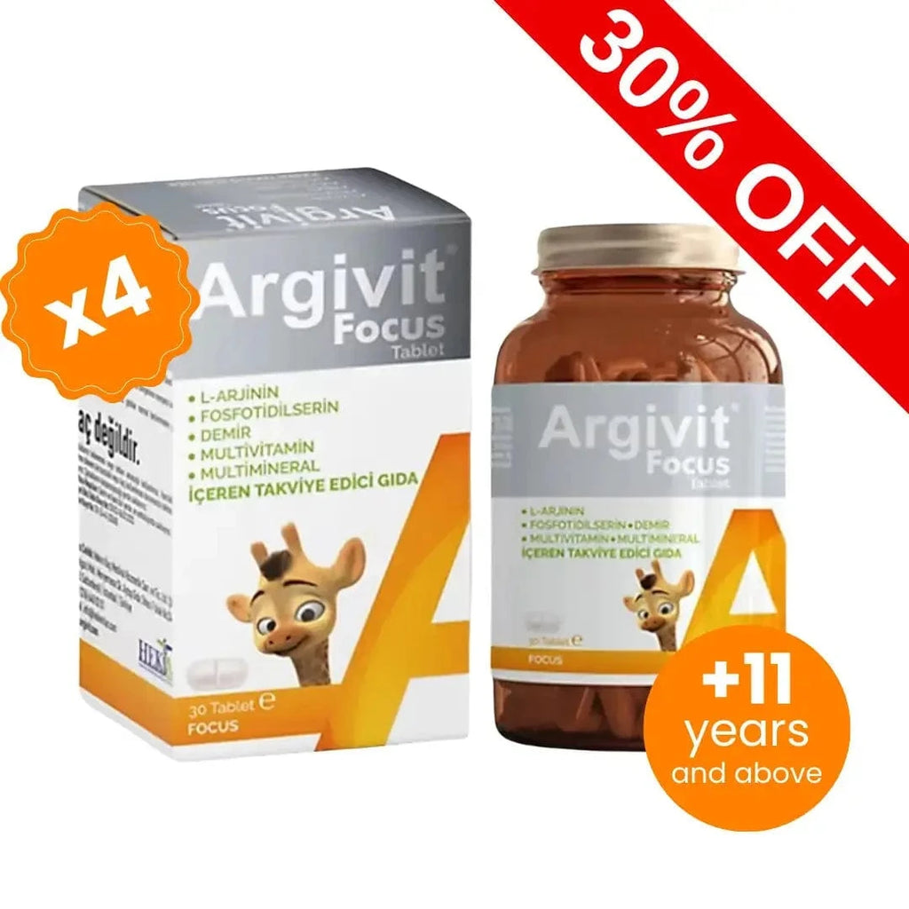 Argivit Supplements Argivit Focus Tablet - 4 X 30 Tablets