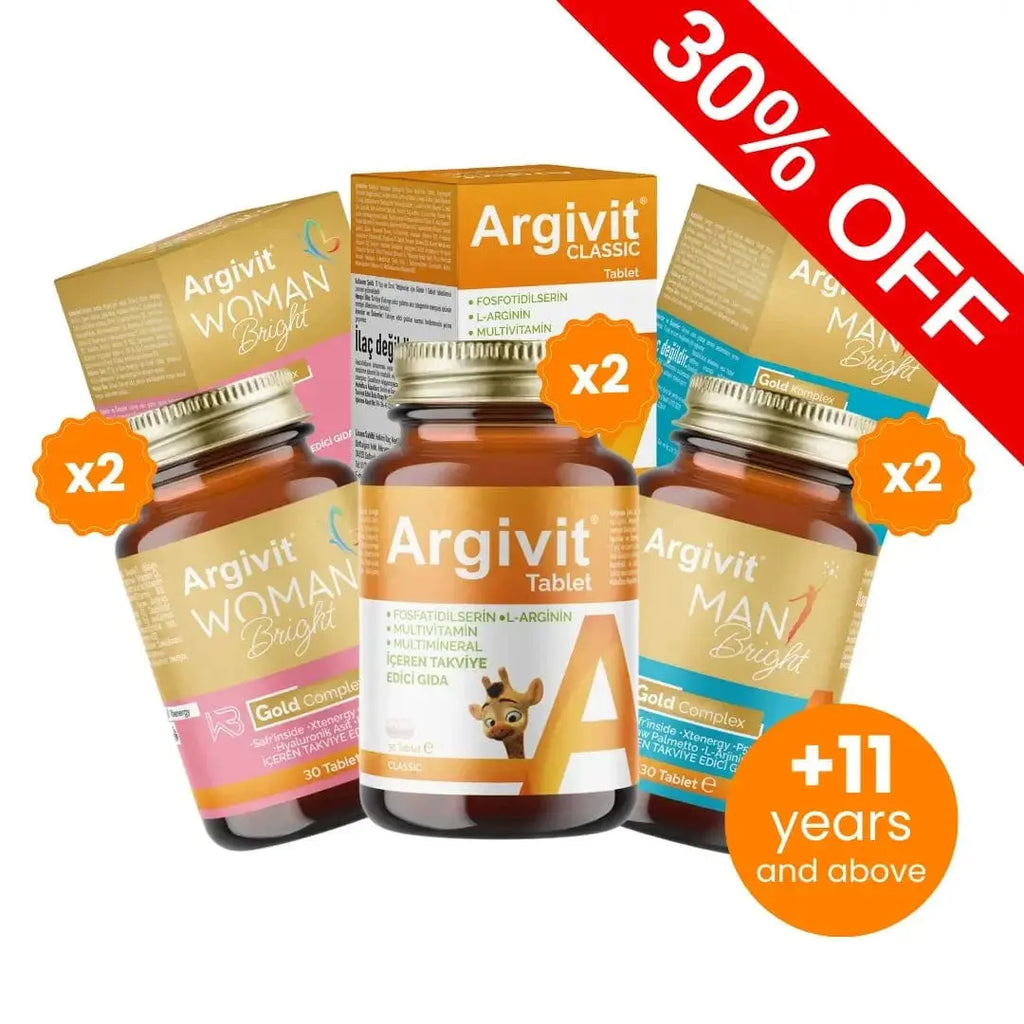 argivit Supplements Argivit Family Set 2 X 30 Tablets (With Argivit Classic)