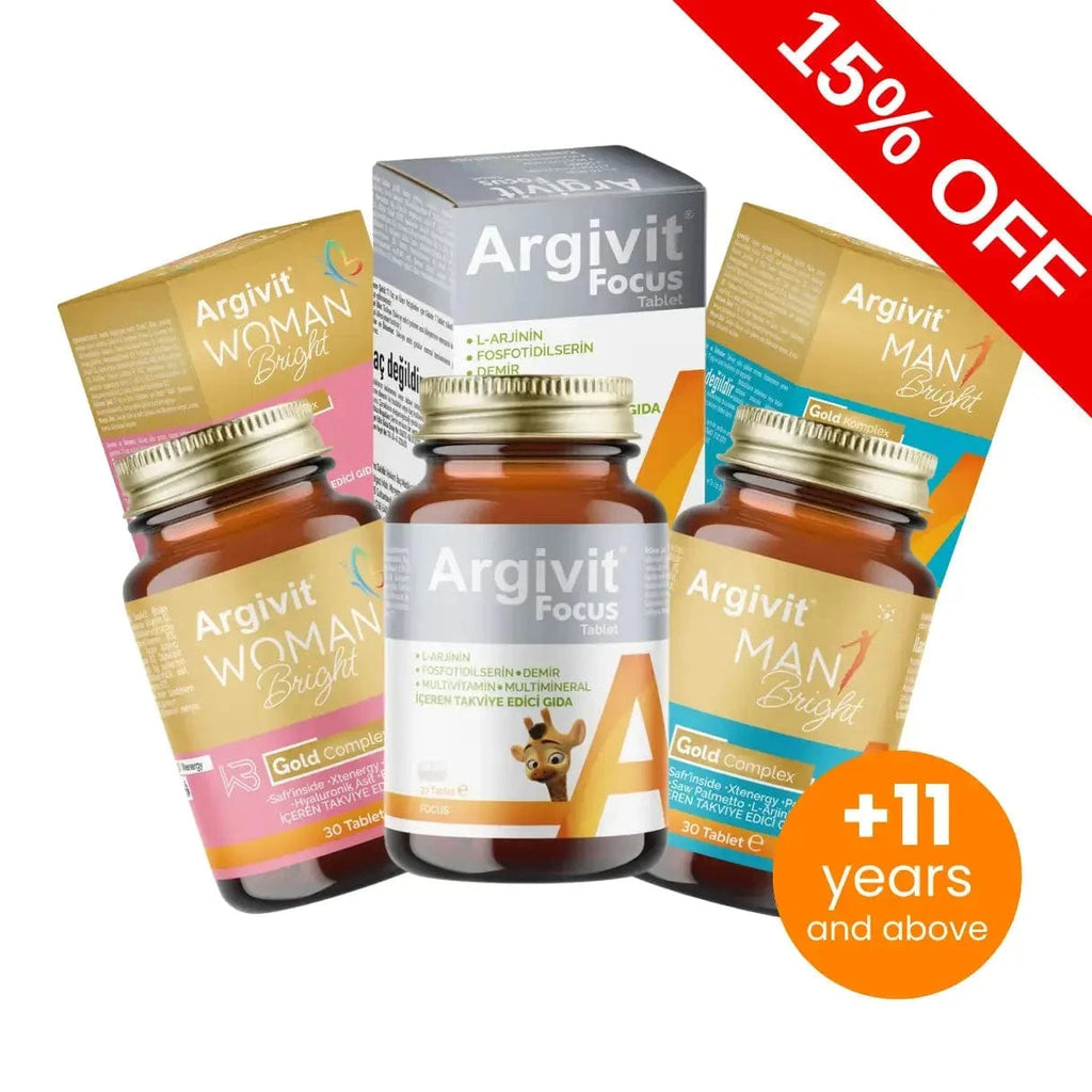 Argivit Family Set 30 Tablets (With Argivit Focus) argivit