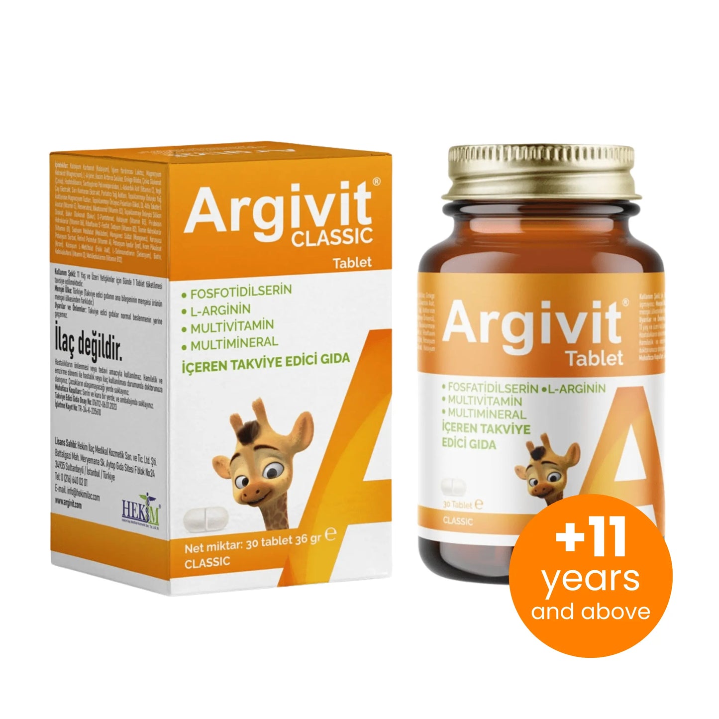 argivit Food Supplement No color / Tablets Argivit Classic 30 Tablets