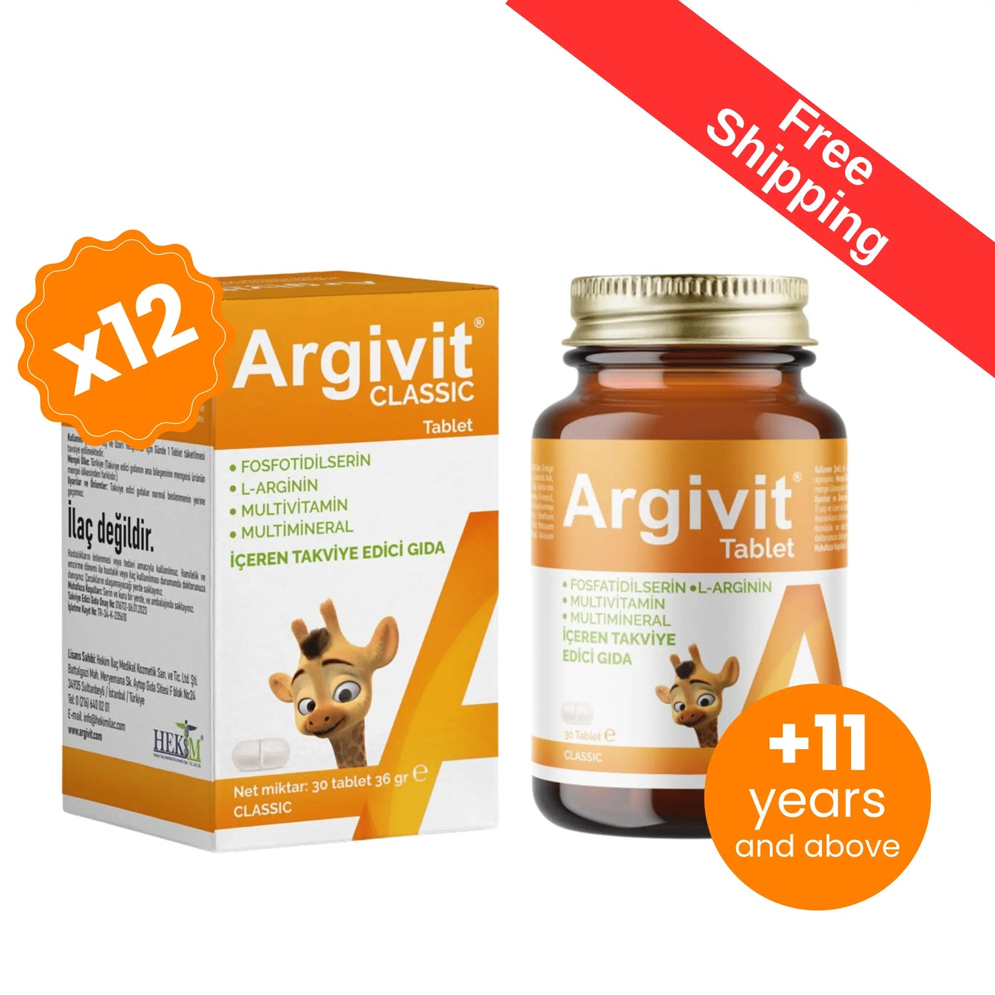 Argivit Classic 12 X 30 Tablets argivit