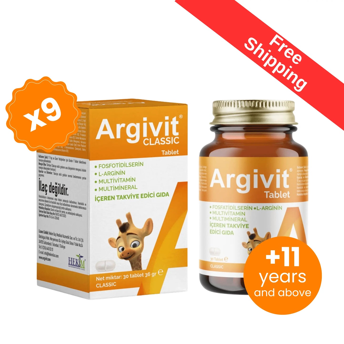 Argivit Classic 9 X 30 Tablets argivit