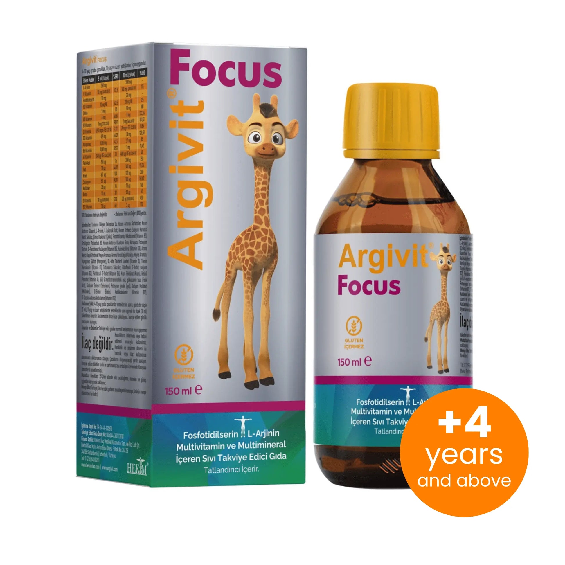 Argivit Focus Syrup 150 ml argivit