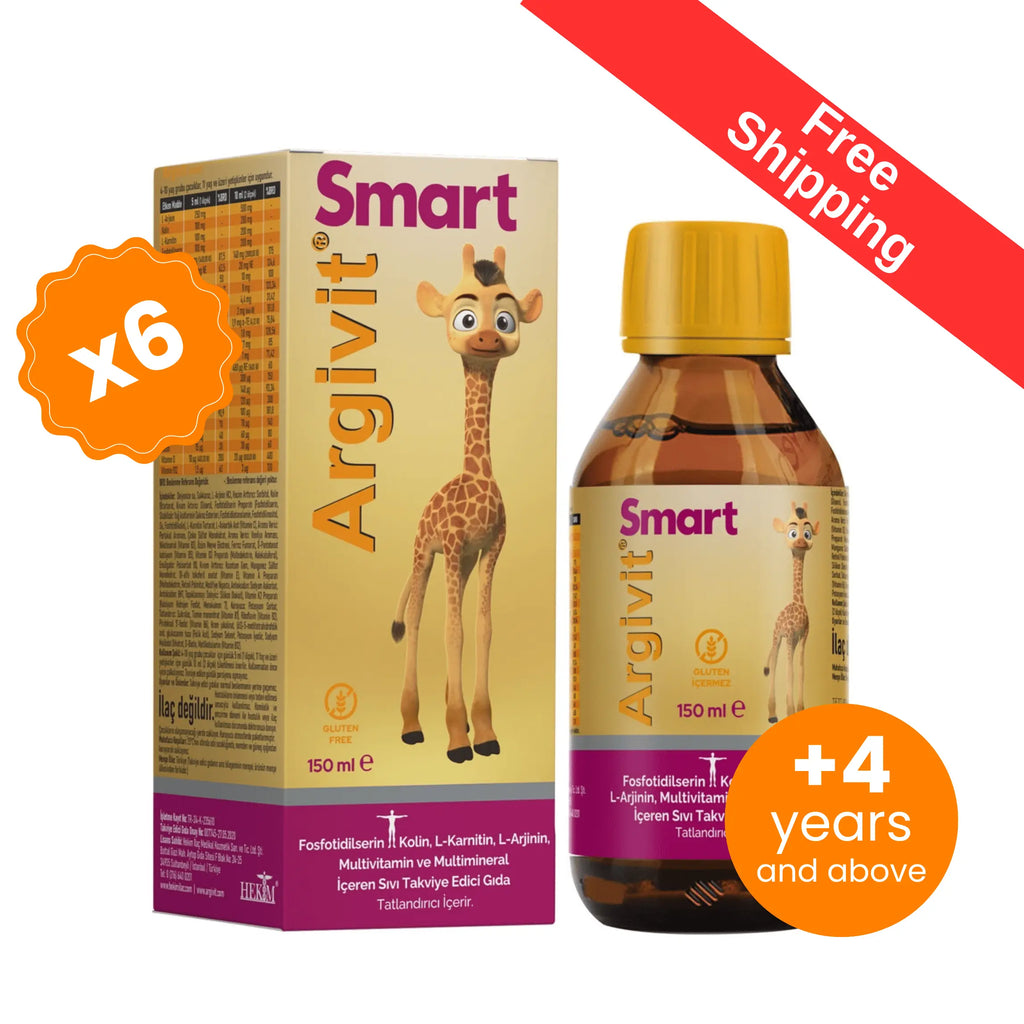 argivit Supplements Argivit Smart Syrup 6 X 150 ml