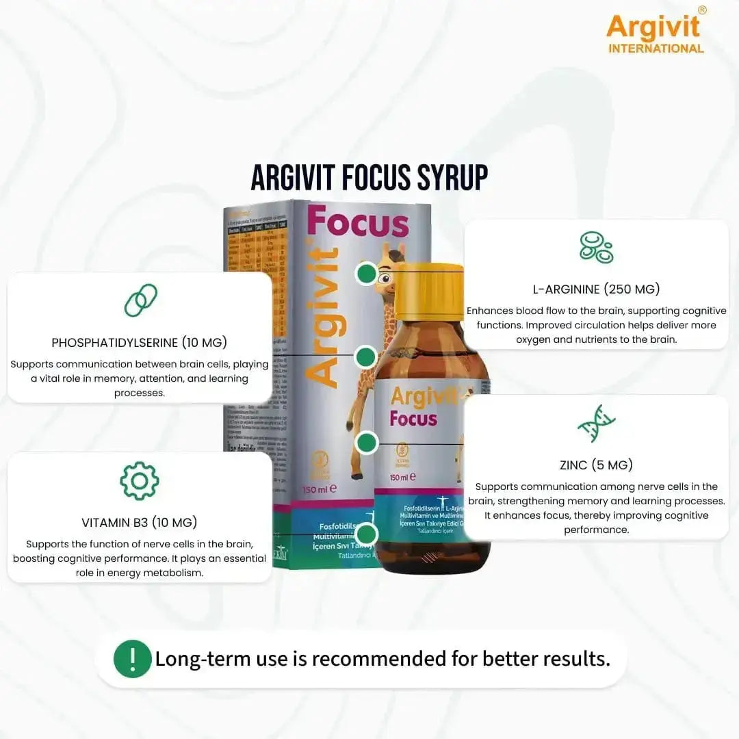 Argivit Focus Syrup 150 ml argivit